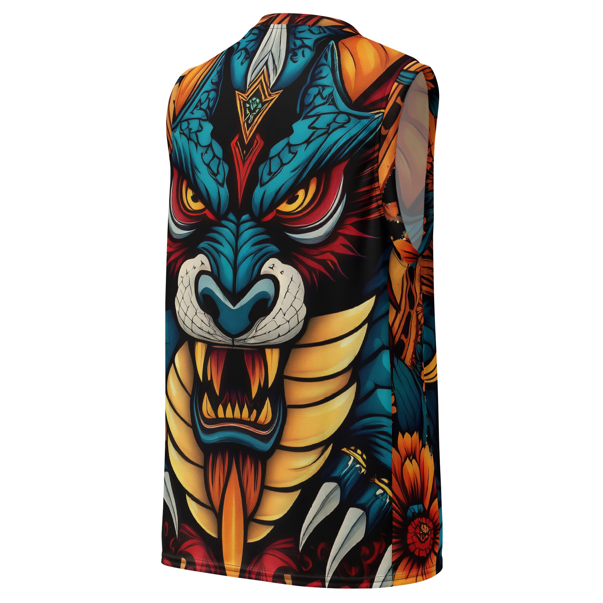 Dragonwolf Reborn Fury All-Over Basketball Jersey product image (3)