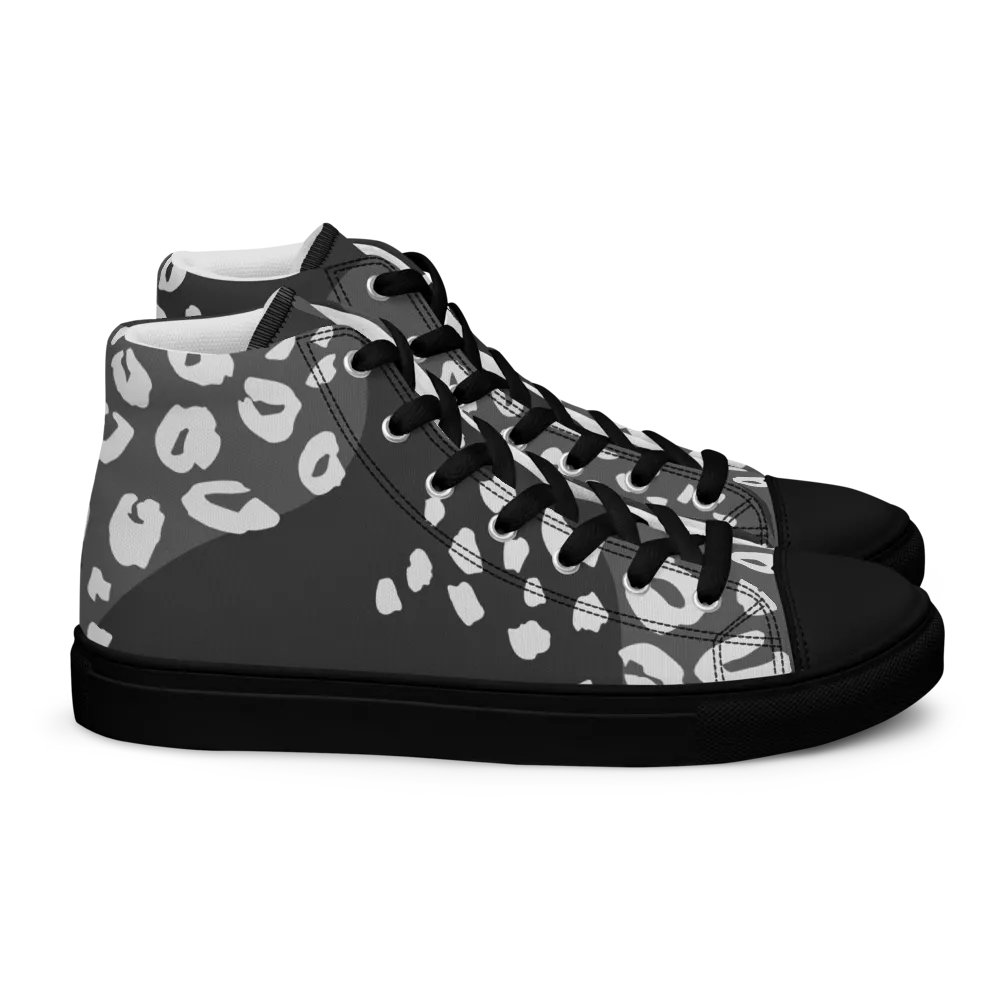 Leopard Grey Men's High Tops product image (2)