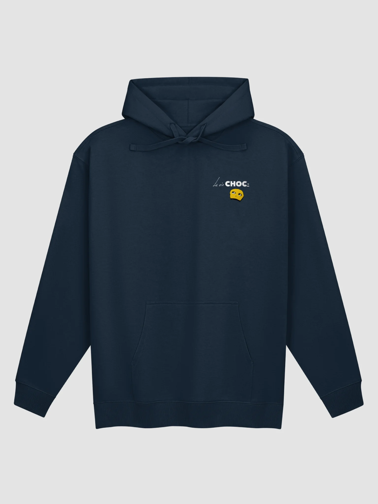 Mascot Organic Hoodie Embroidered Identity Black/Navy product image (1)