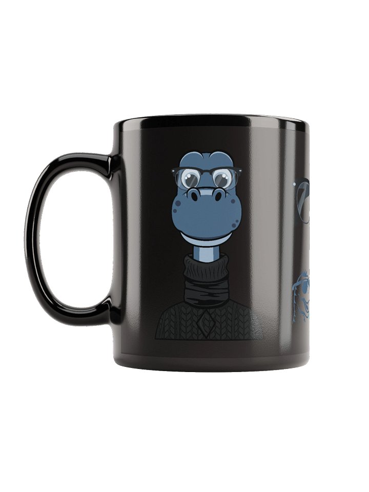 Study Buddy Dino Mug, Black product image (2)