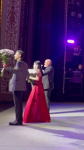 An incredibly receptive audience and a wonderful night of music! 🎶🌟 “Brindisi” with encores!!! A beautiful gala at the @latvi...
