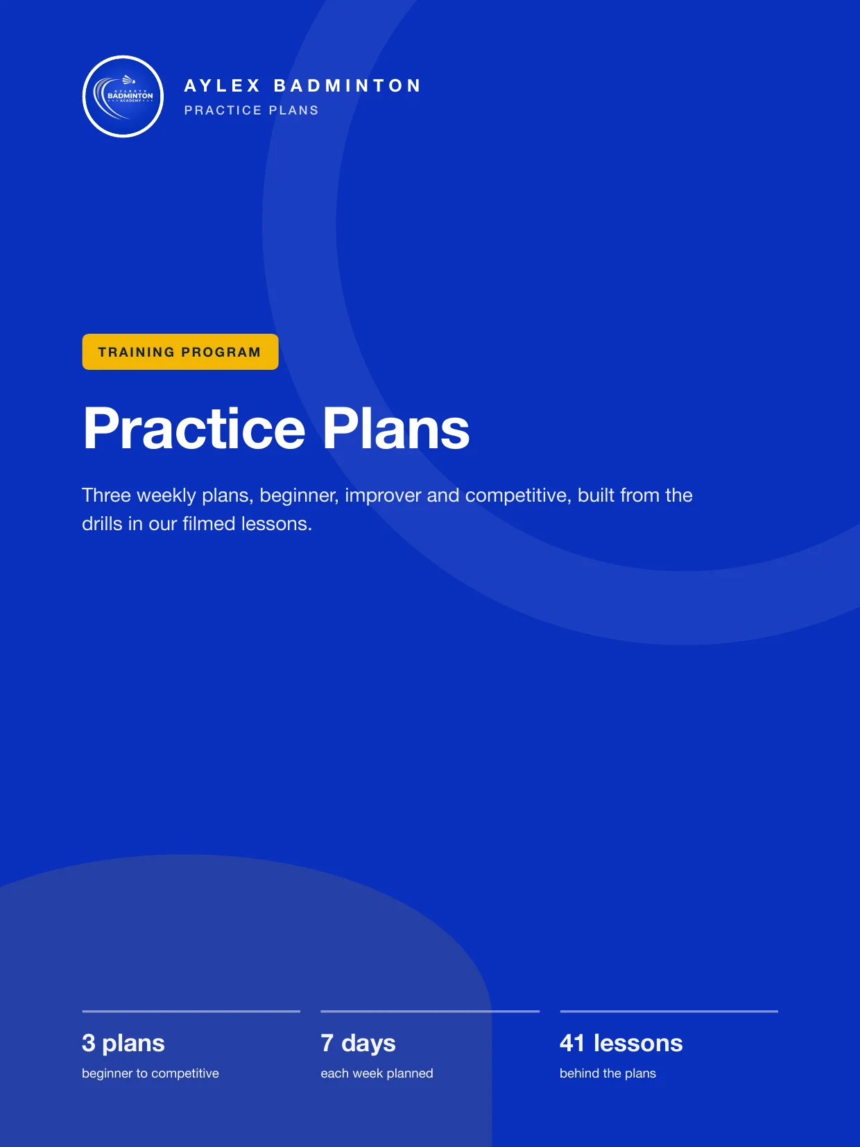 Badminton Practice Plans and Warm Up Drills product image (1)