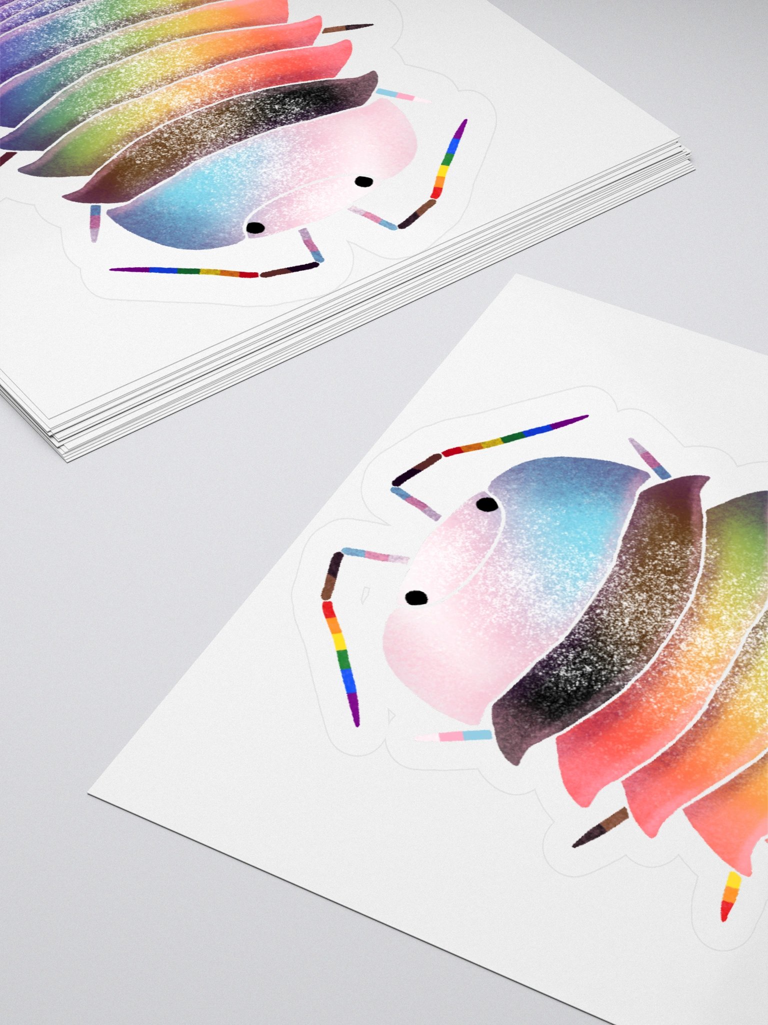 Progress Rainbow Isopod Sticker product image (16)