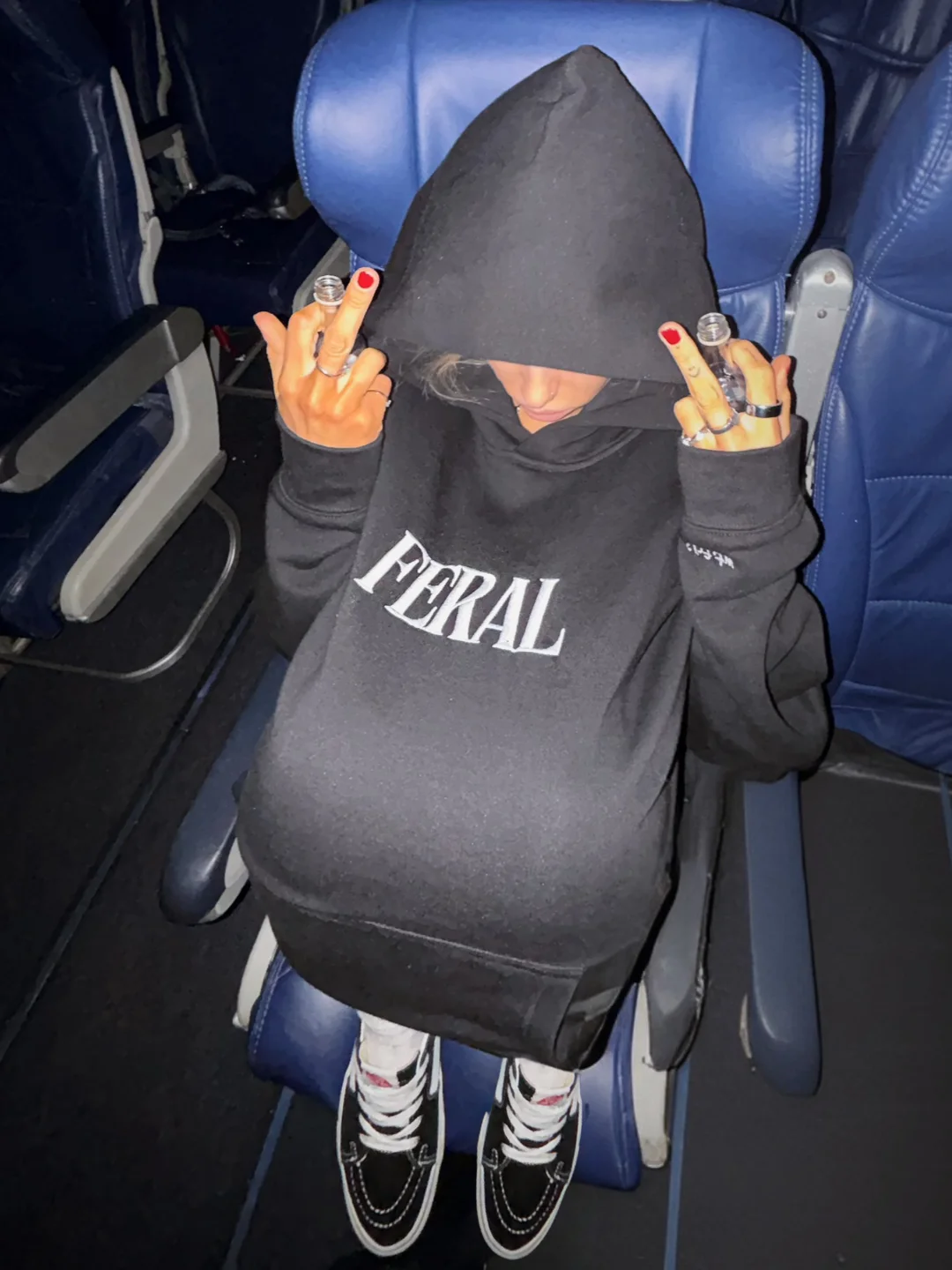 FERAL embroidered hoodie product image (2)