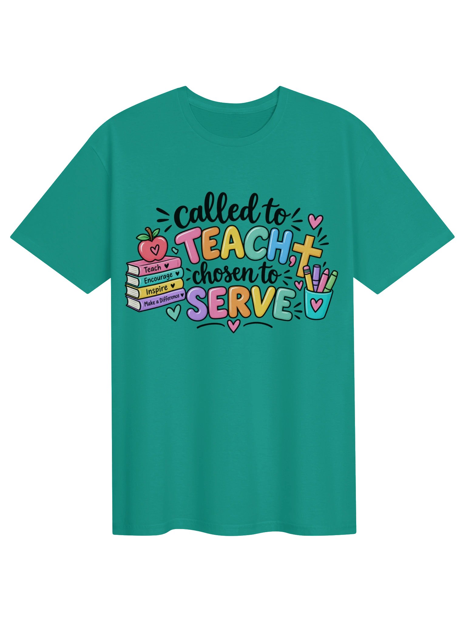 Called to Teach, Chosen to Serve Tee | Romans 12:7 product image (91)