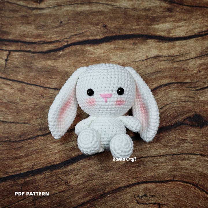Alexa The Cute Little Long Eared Bunny Amigurumi Crochet Pattern product image (1)