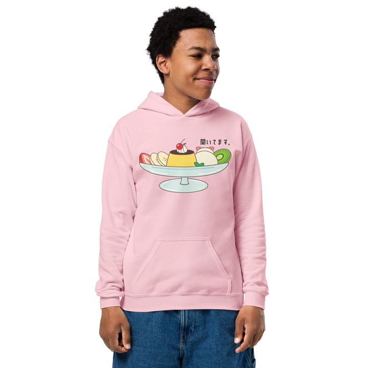 Pudding A La Mode Cat - Unisex Youth Hoodie product image (1)