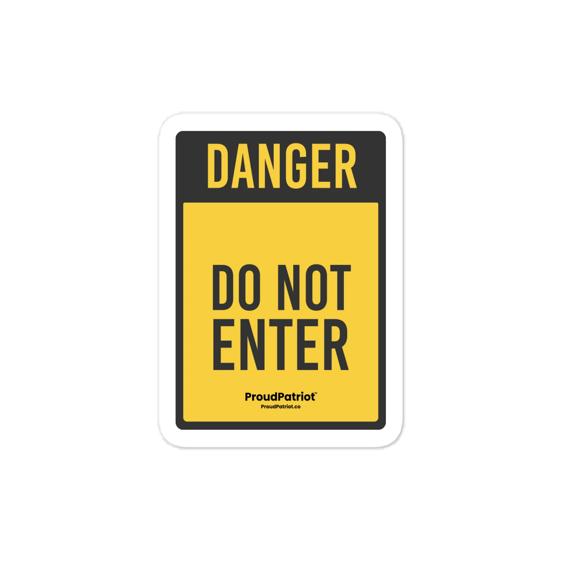 Do Not Enter Vinyl Sticker product image (1)
