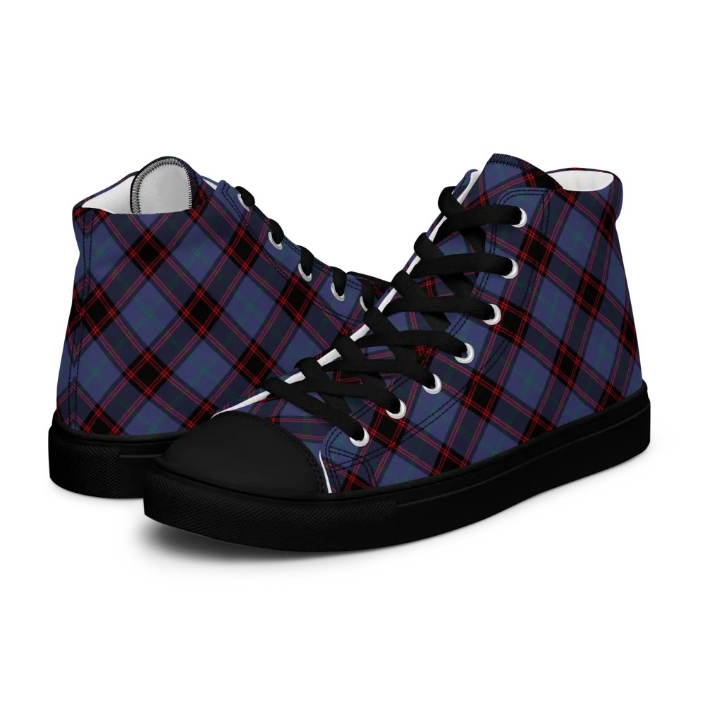 Rutherford Tartan Men's High Top Shoes product image (8)