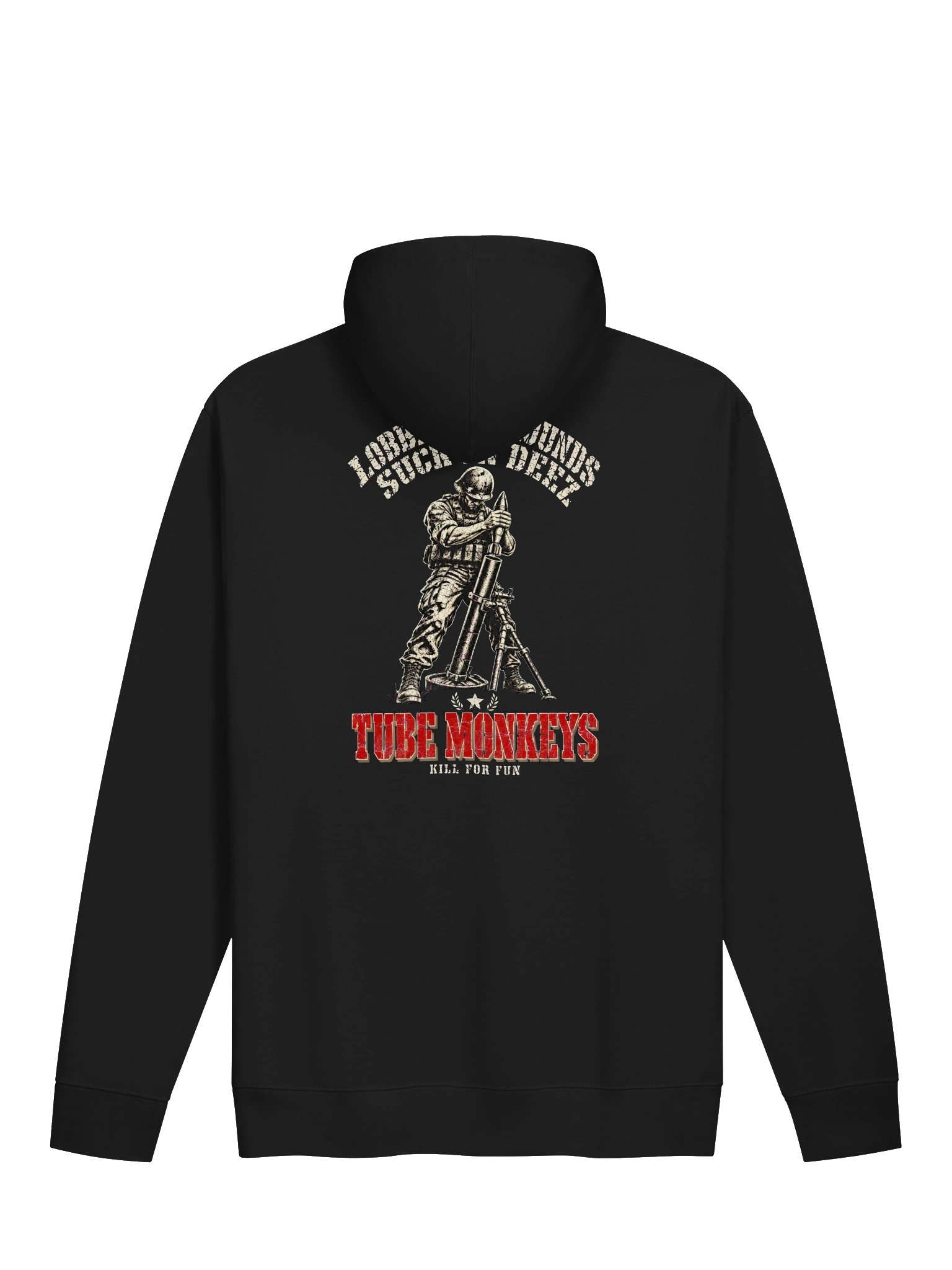 Tube Monkeys "Lobbin' Big Rounds" Mortarman Hoodie product image (2)