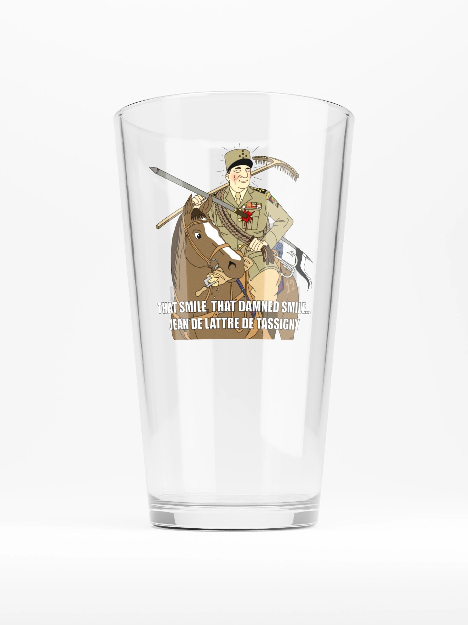 That smile, That damn smile - Jean De Lattre De Tassigny (Ölglas) product image (1)