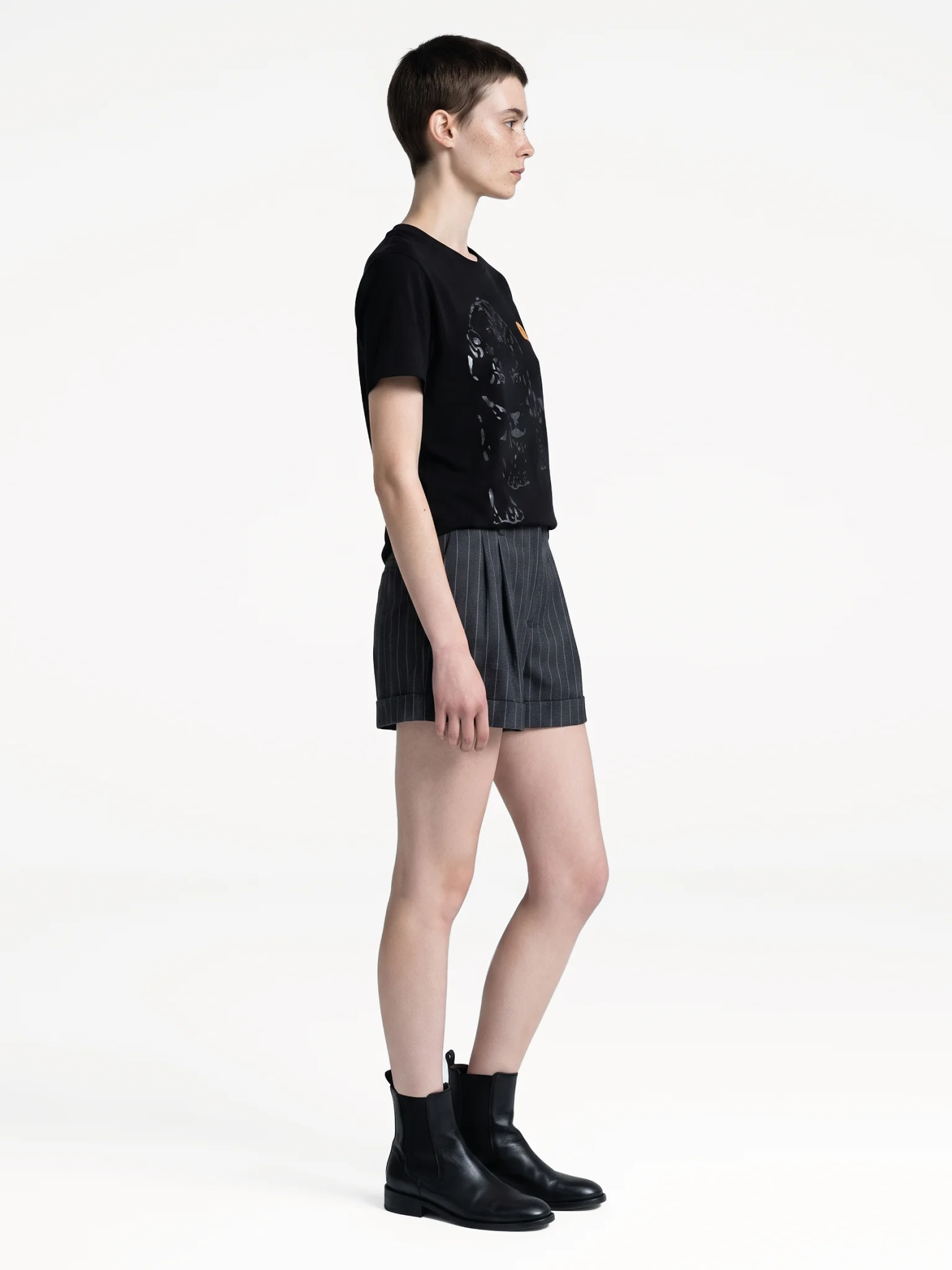The Silent Observer Oversized Tee Black product image (5)