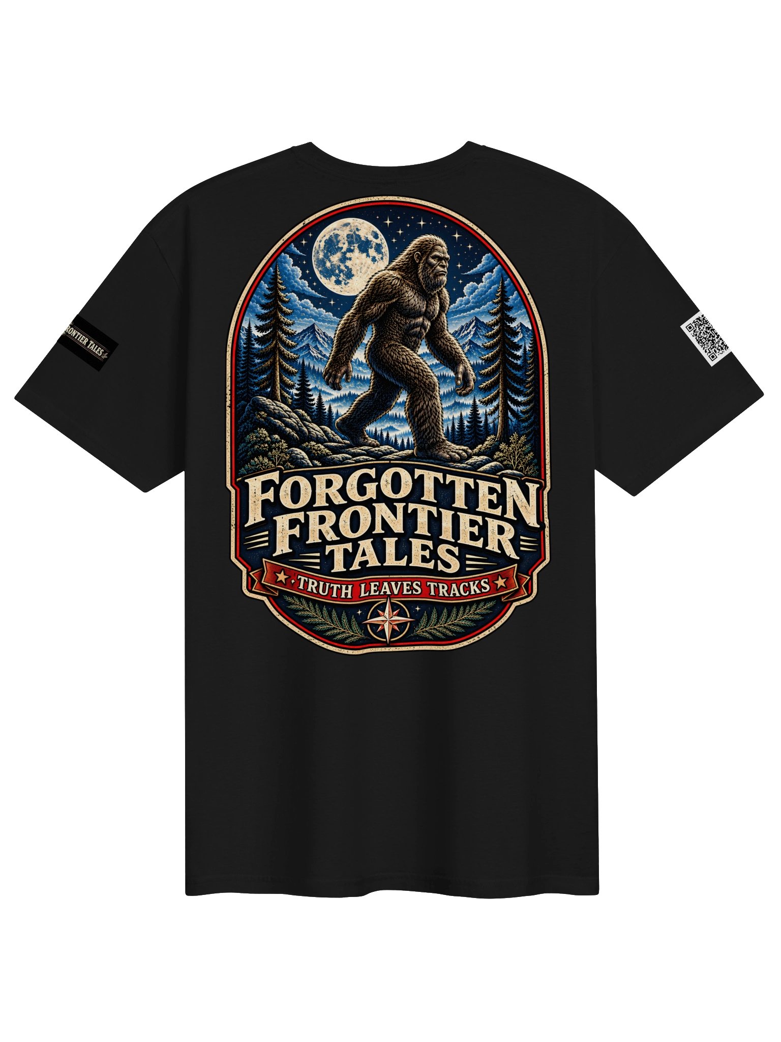 Forgotten Frontier Tales — Truth Leaves Tracks Bigfoot Tee product image (2)