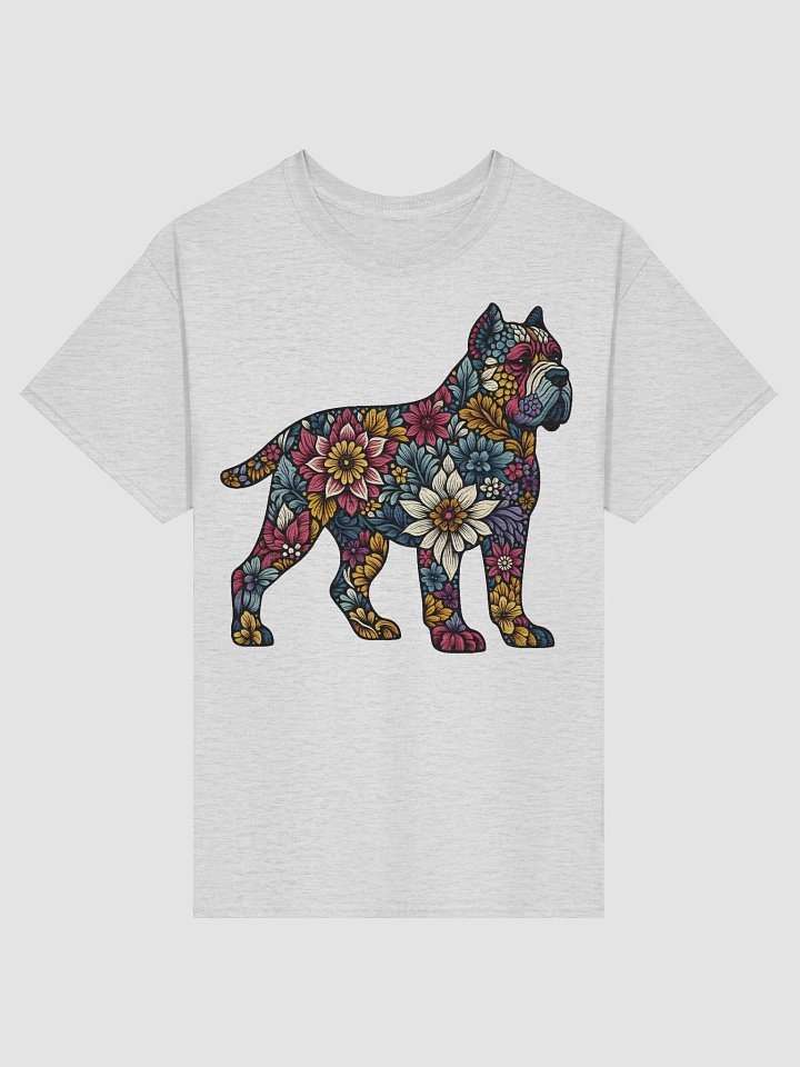 Cane Corso Dog Lover T-Shirt with Floral Art product image (1)