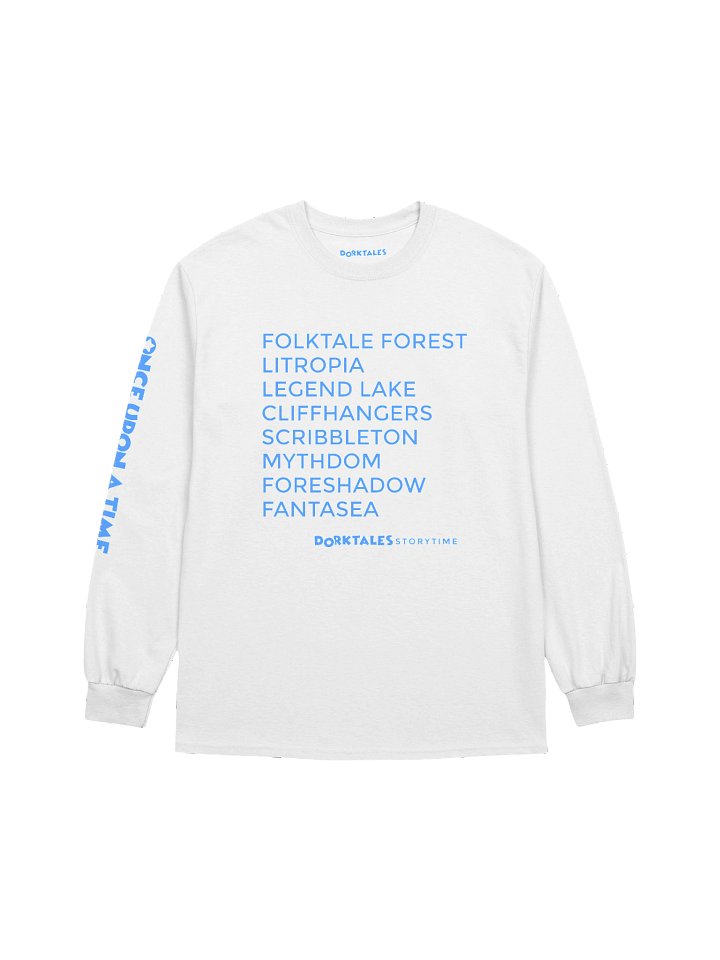 Once Upon a Time Roll Call Adult White Long-Sleeved Tee product image (1)