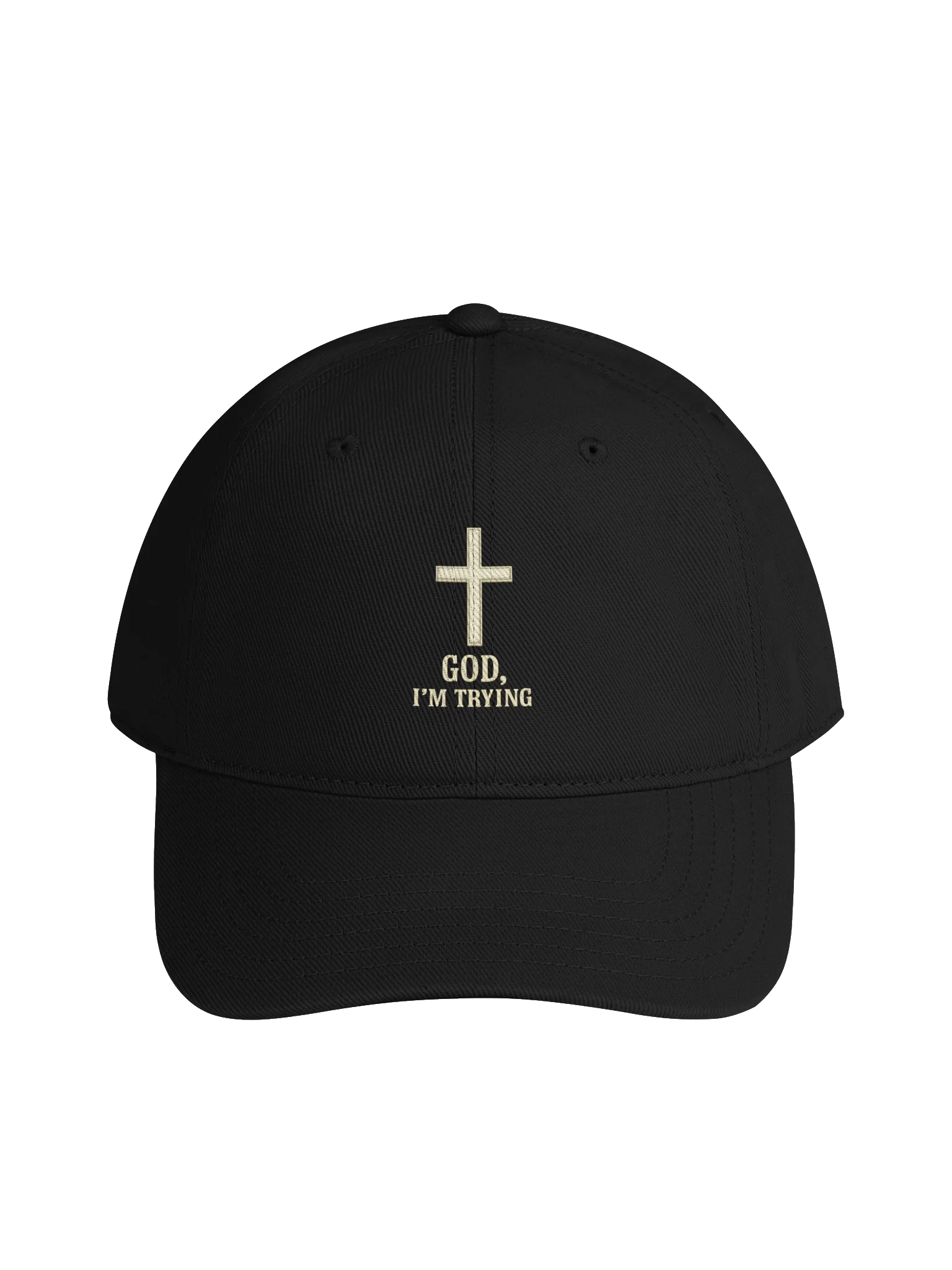 God, I'm Trying Classic Ball Cap product image (6)