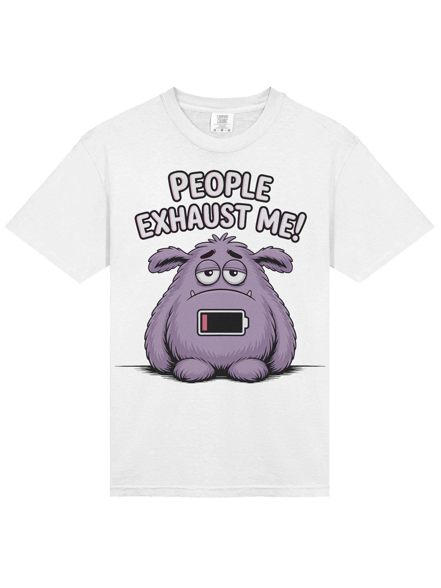 Fun and Quirky Monster Cartoon Mascot Tee for Casual Wear product image (3)