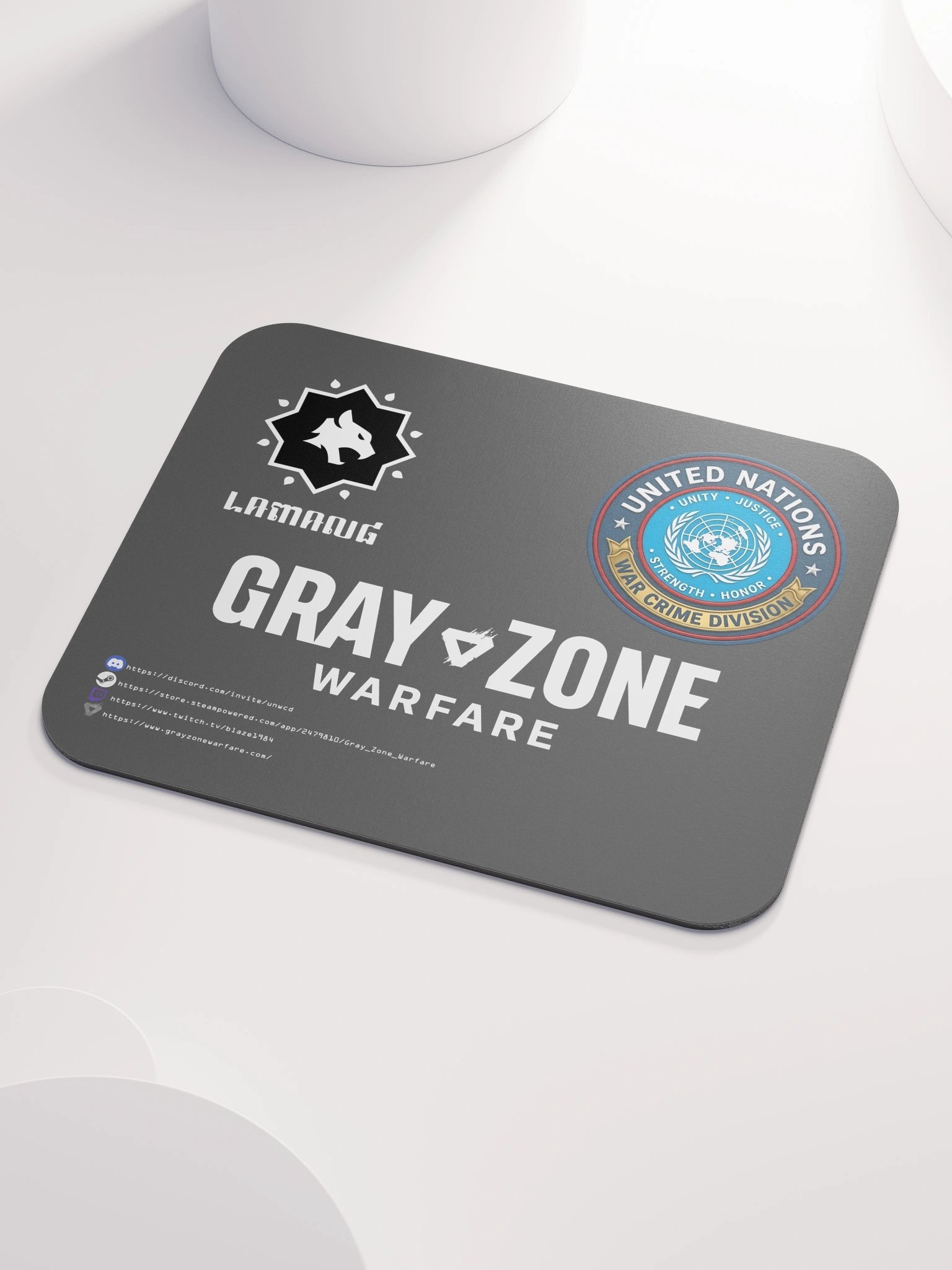 UNWCD/LRI Mouse Pad - Gray product image (3)