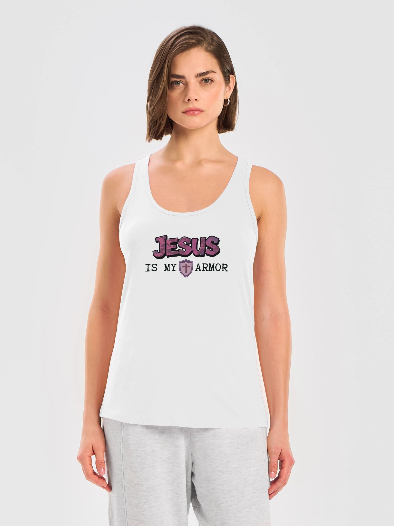 Jesus Is My Armor Premium Activewear Top product image (5)