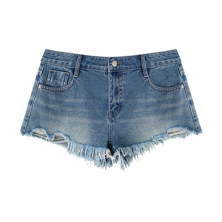 SWAHM Women's Denim Shorts (Raw Hem) product image (1)