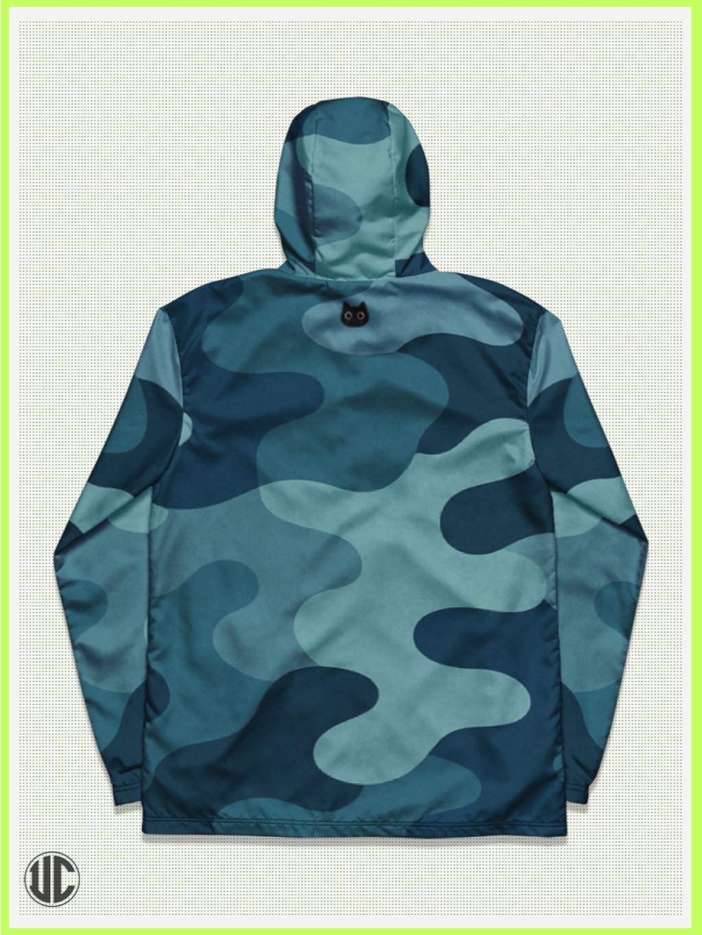 Zahra's Ocean Wave Camo - Windbreaker product image (2)