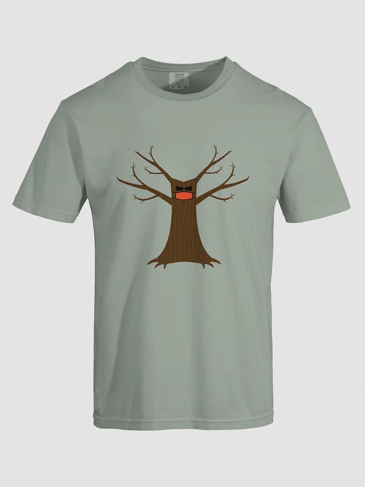 Spooky Tree Wearing A Face Mask Heavyweight T-Shirt product image (1)