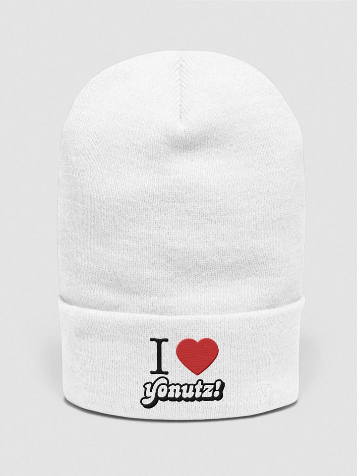 I ❤️ Yonutz Beanie White product image (1)