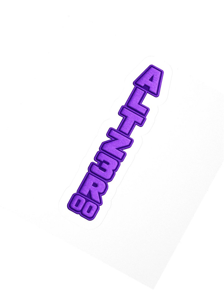 Vertical ALTZ3R0O — Kiss‑Cut Sticker product image (7)