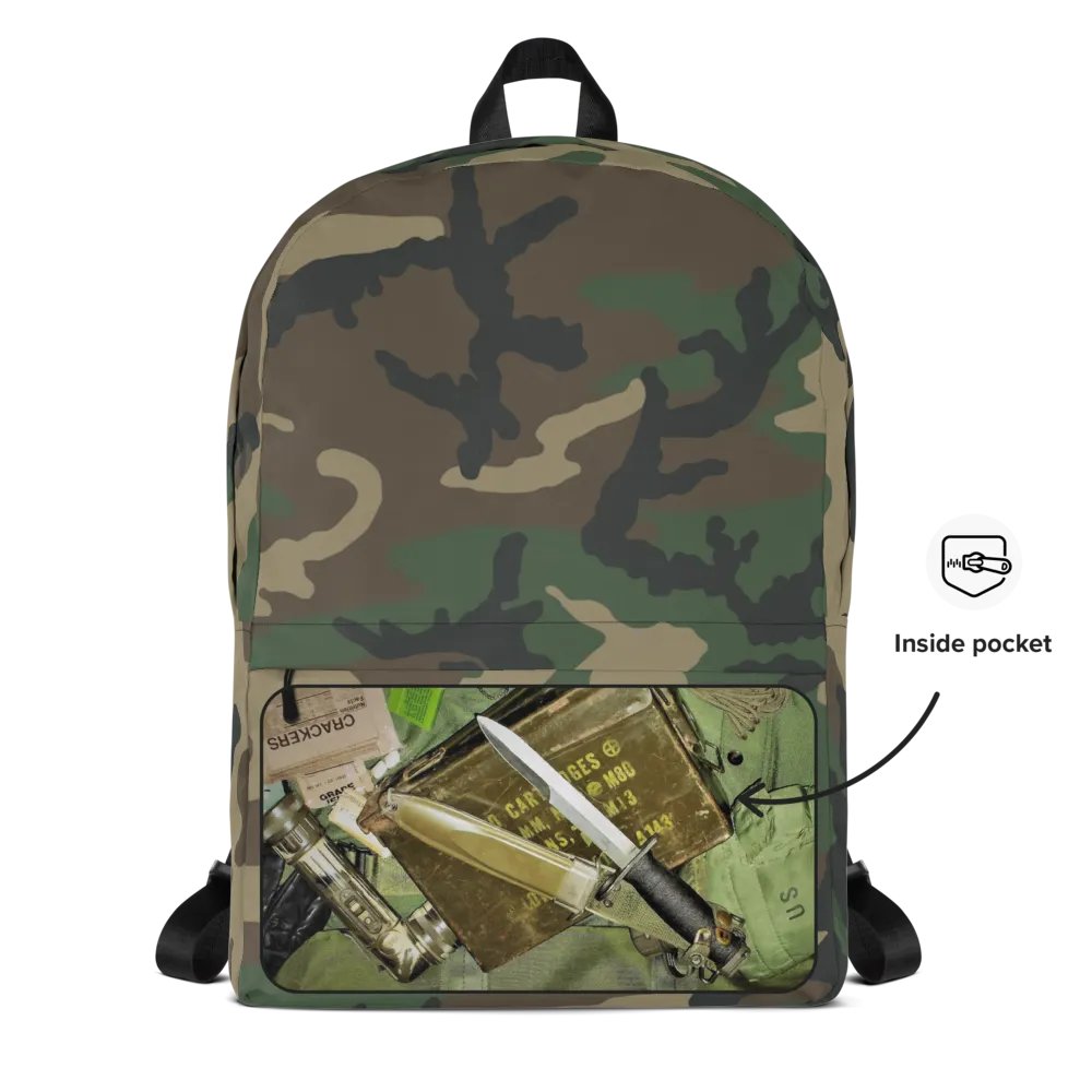 "CIF" Stealthy Camo Commuter Backpack product image (3)