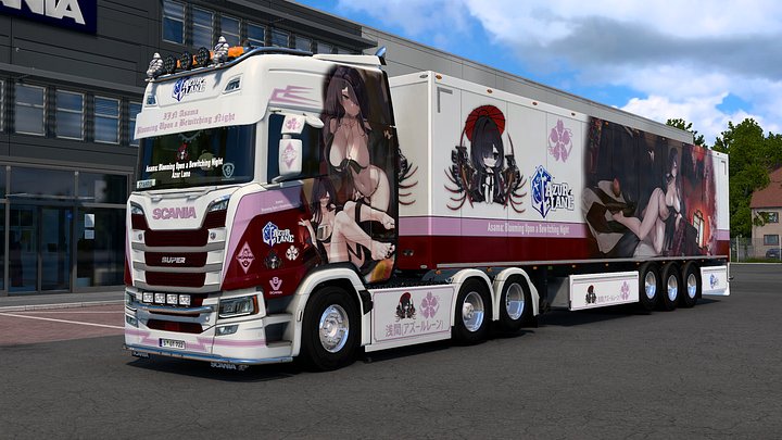 [ETS2] IJN Asama (Blooming Upon a Bewitching Night) - Azur Lane [Combo Skin] product image (2)