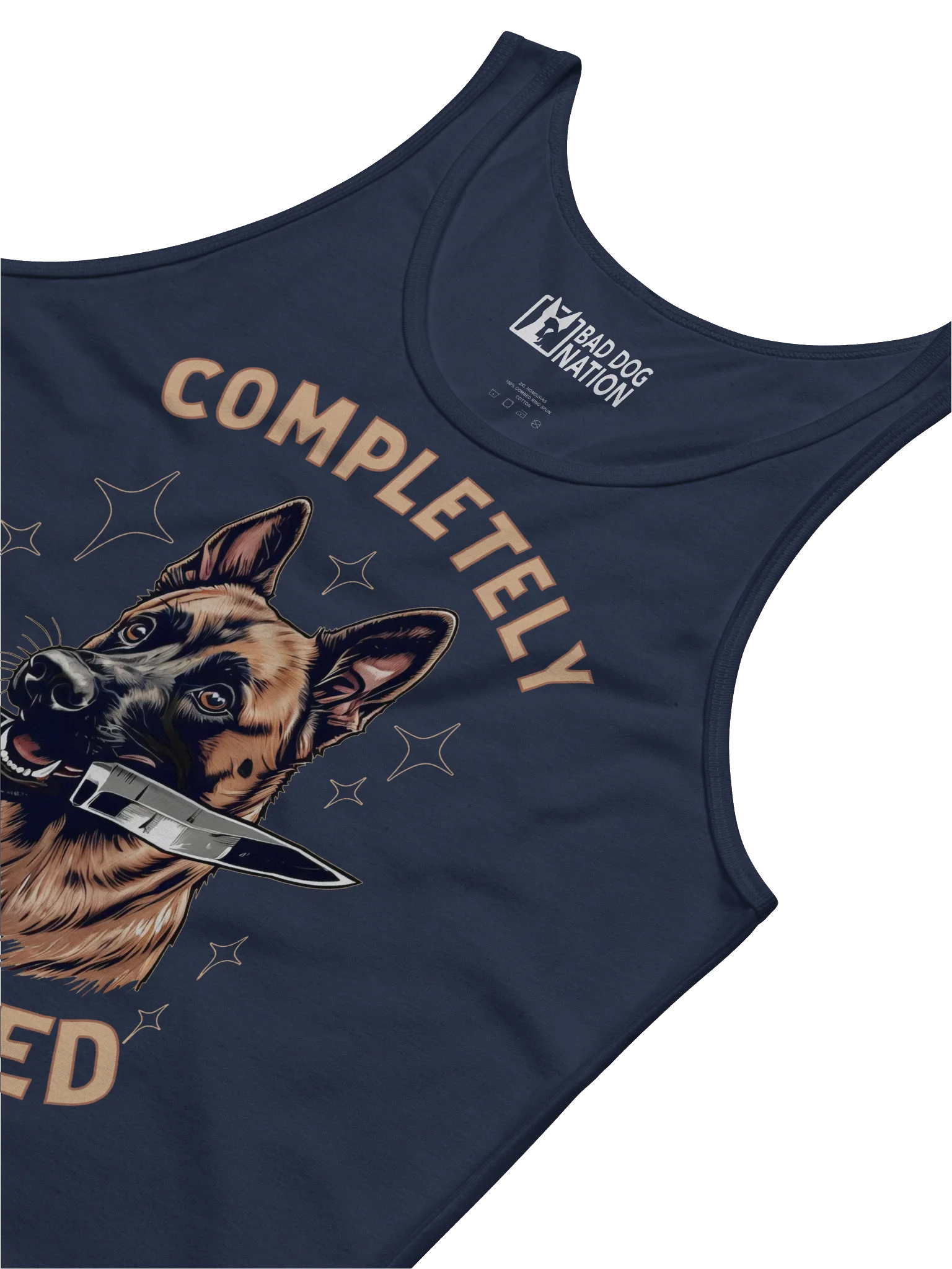 Completely Unhinged Malinois - Premium Unisex Tank Top product image (2)
