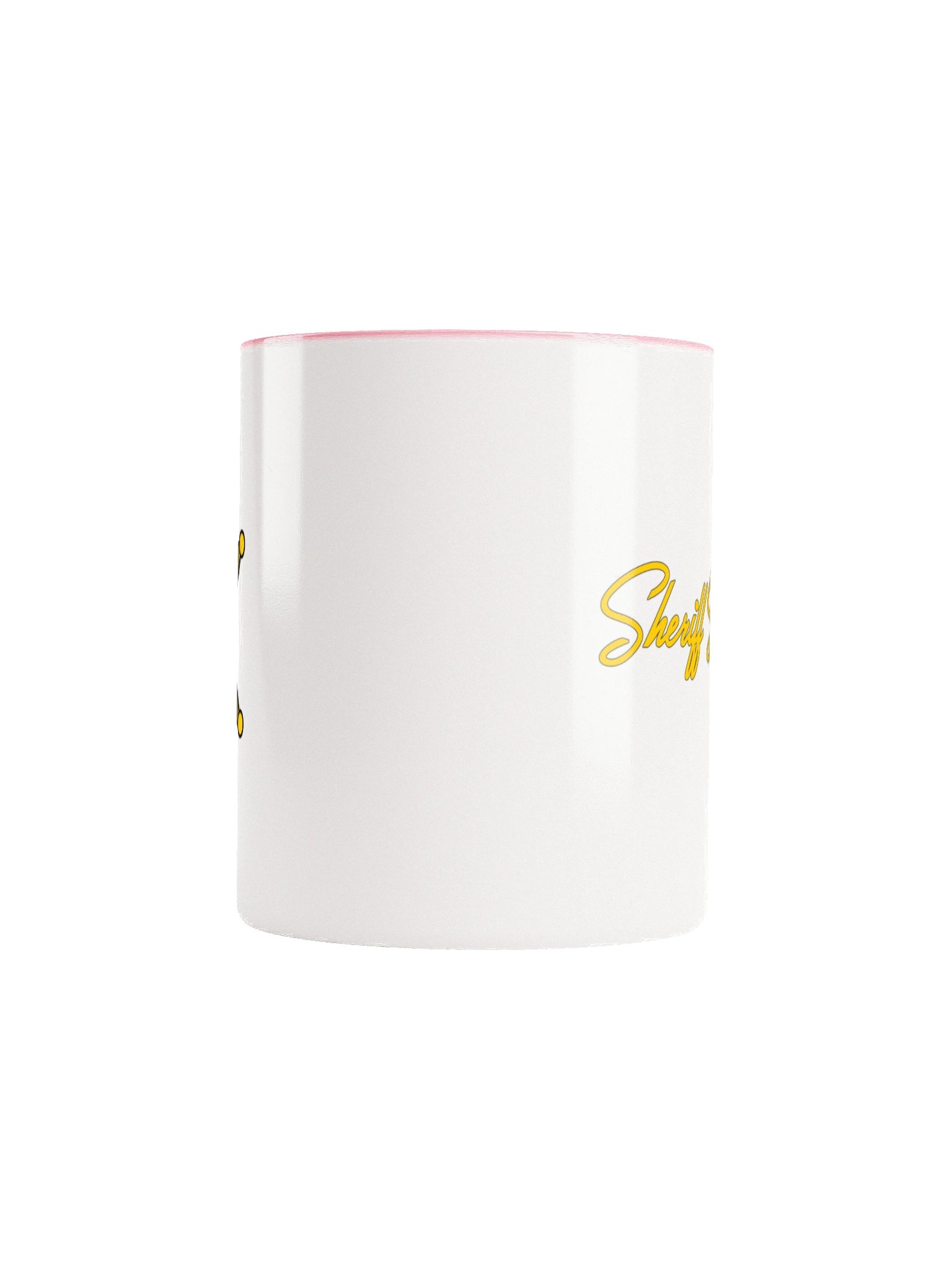 Sheriff Logo And Name Ceramic Mug with Color Inside product image (5)