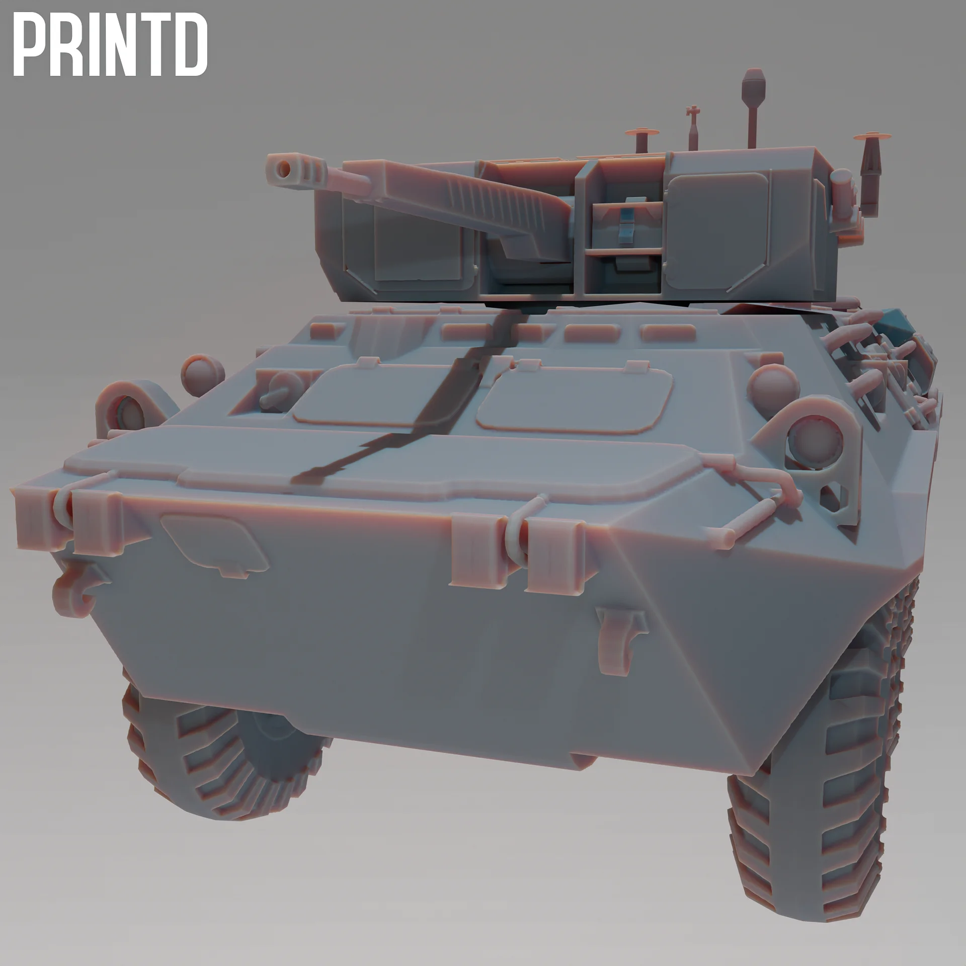 BTR Turret-Jammer - Modern Warfare Wargame Hobby Resin Scale Models product image (1)