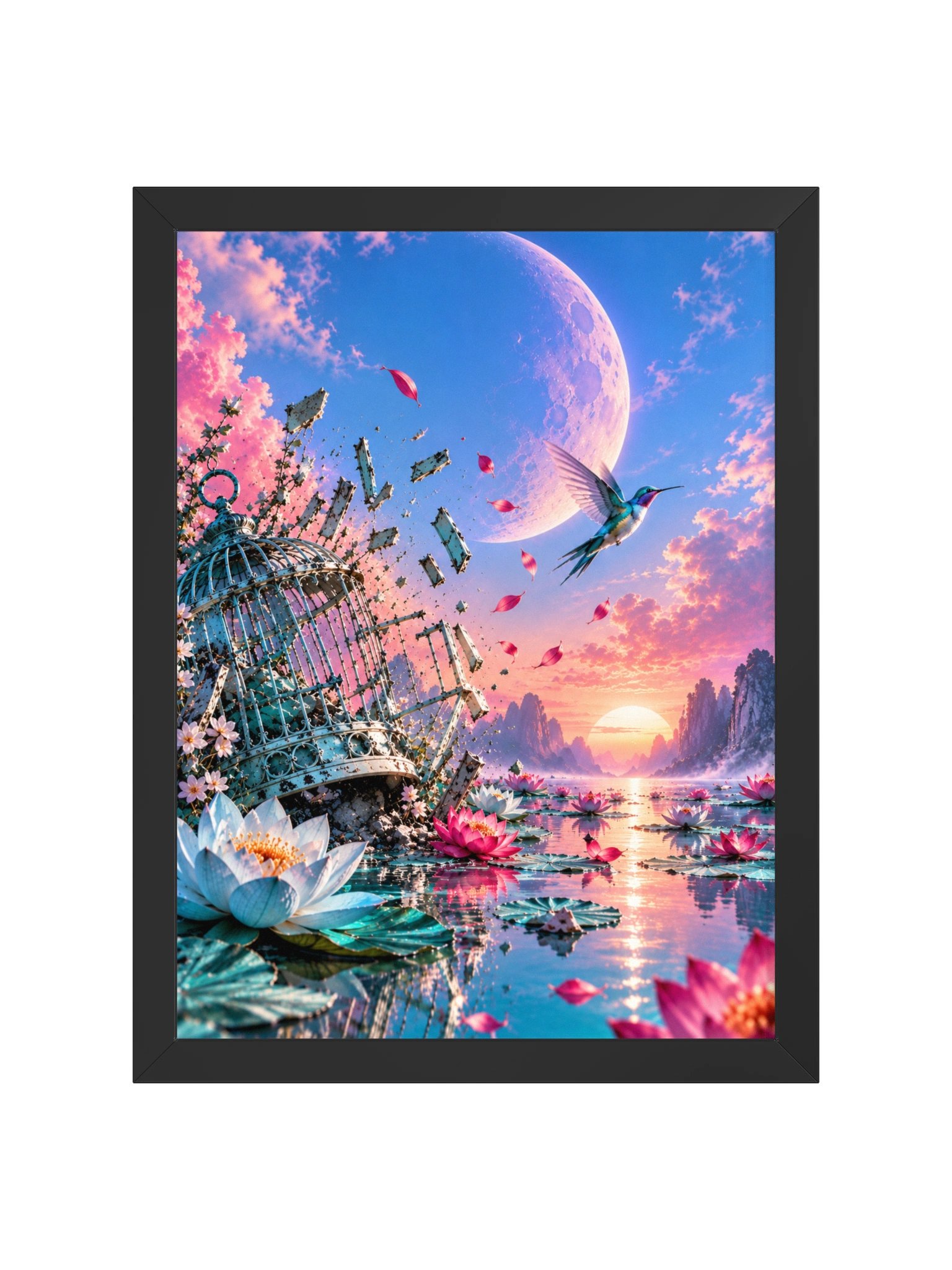THE BREAKING POINT | Framed Art Print product image (1)