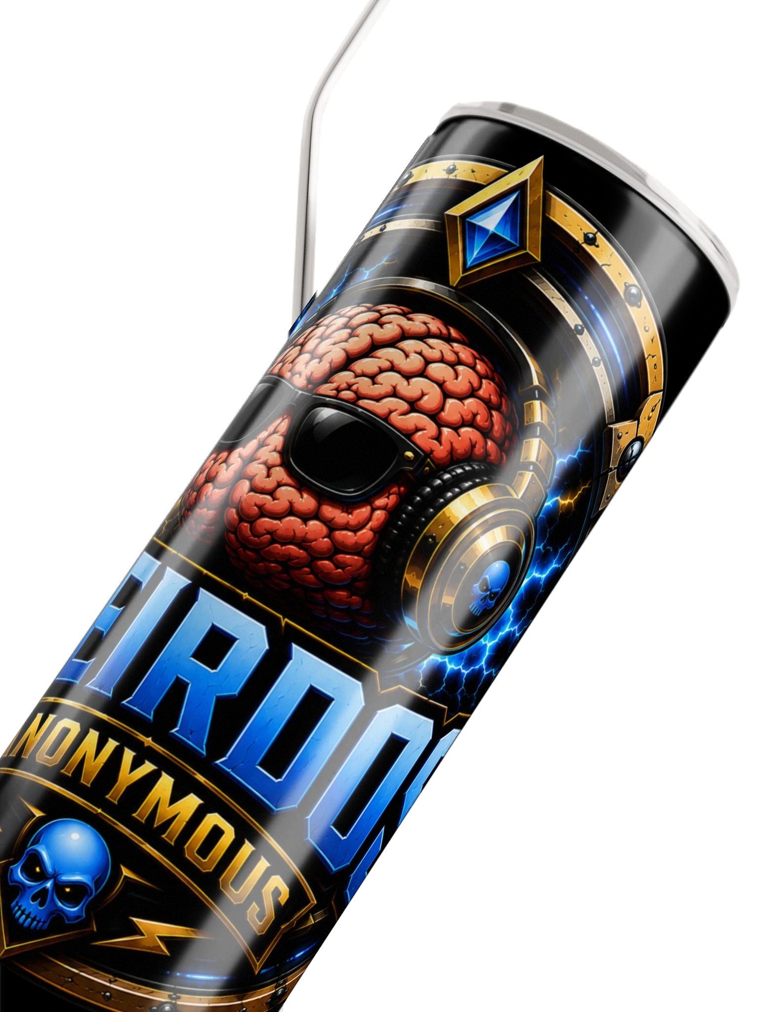 Beard__Oh Weirdos Anonymous Stainless Steel Tumbler product image (5)