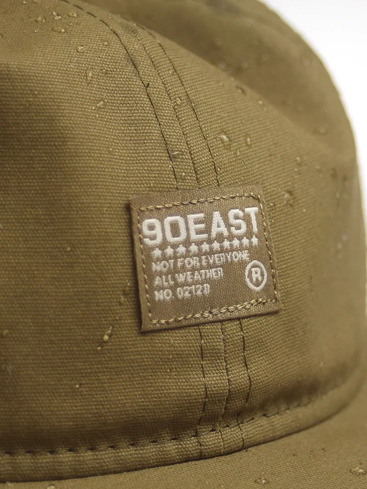 90East WX Waxed Canvas Unstructured Hat Army Green product image (2)