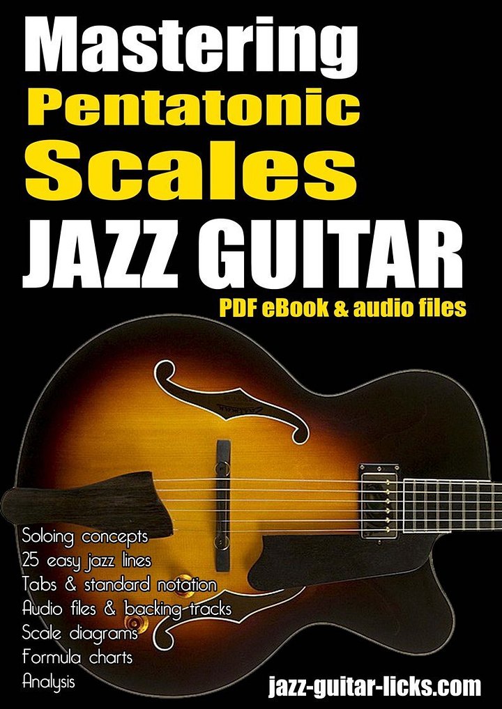 25 Pentatonic Jazz Guitar Licks - PDF Method With Audio product image (1)