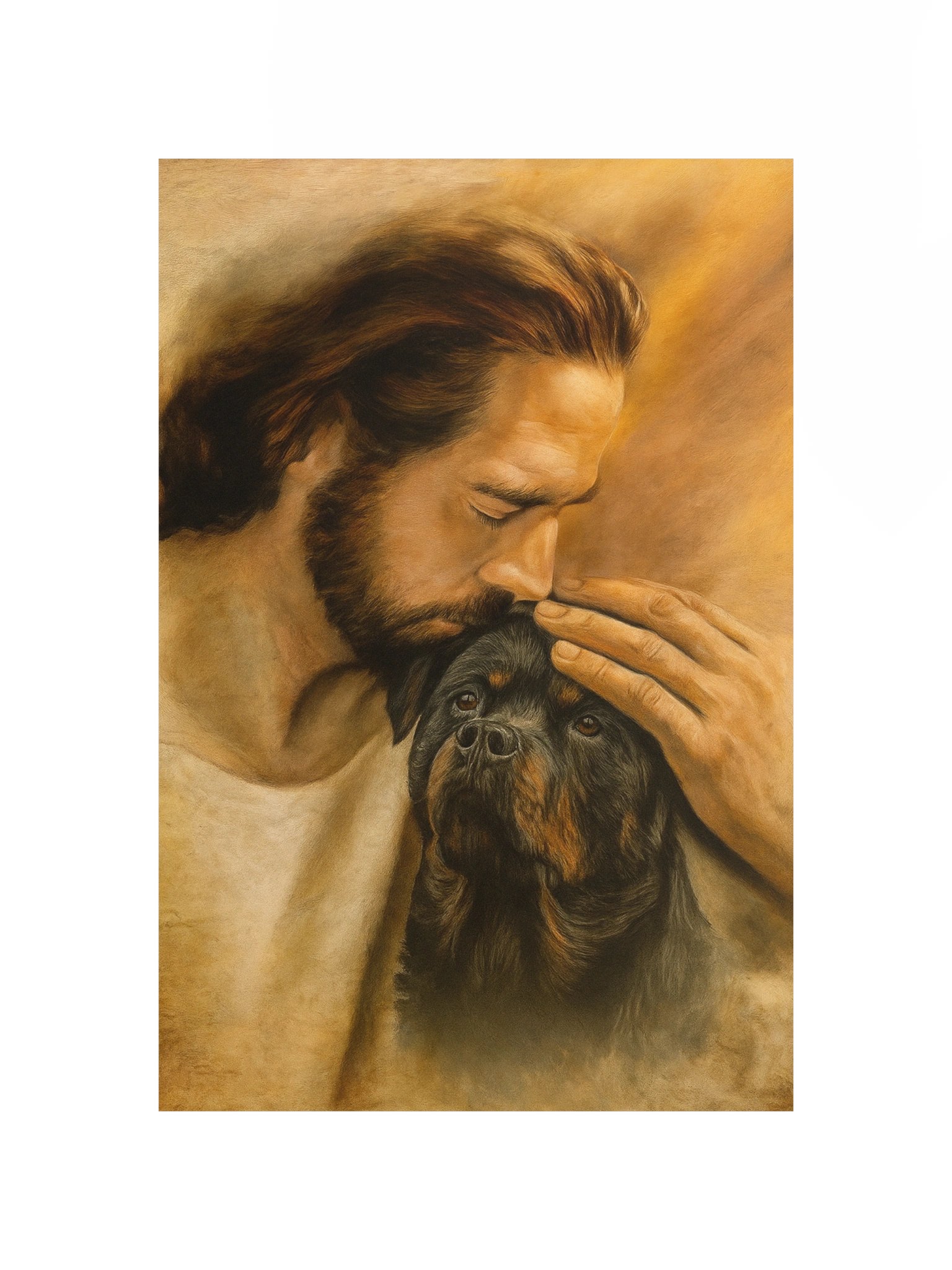 Rottweiler & Jesus Poster product image (11)