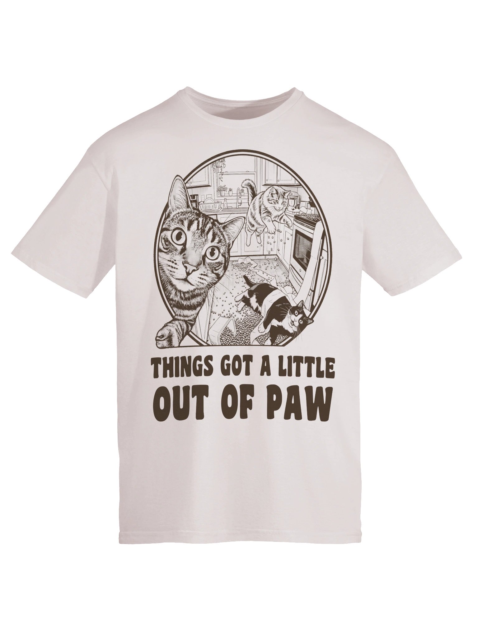 Out of Paw Cat T-Shirt product image (25)