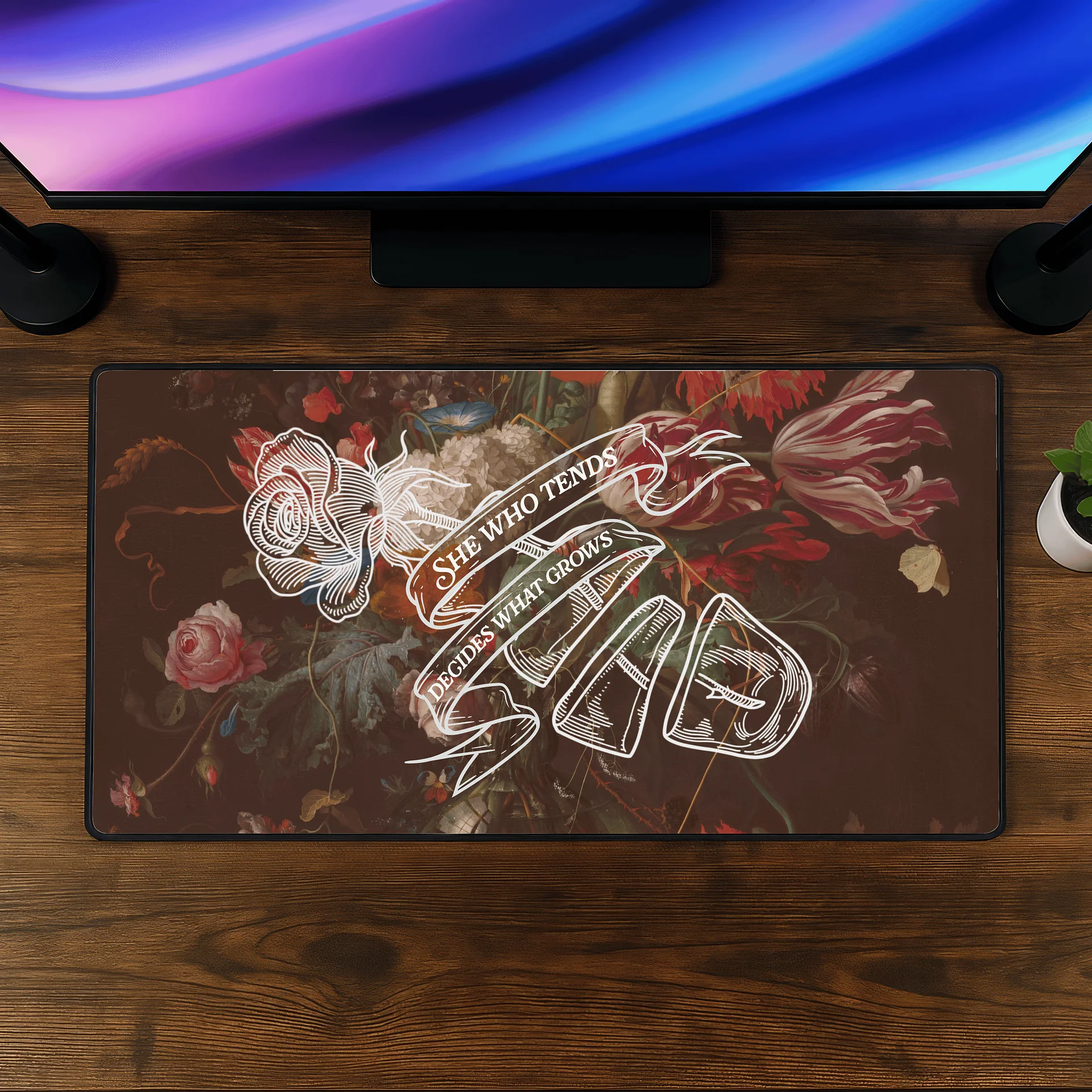 She Who Tends Desk Mat product image (2)