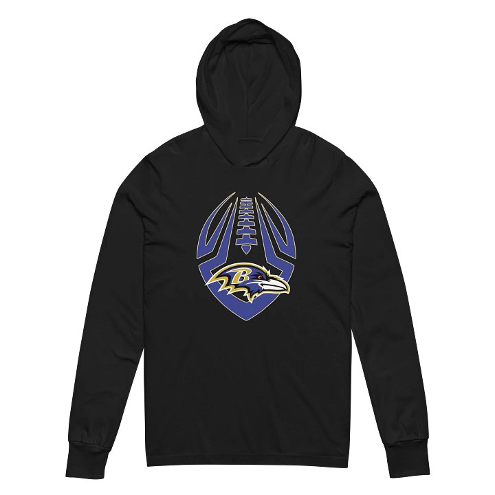RAVENS - Tribal Football Hooded Long Sleeve Tee product image (2)