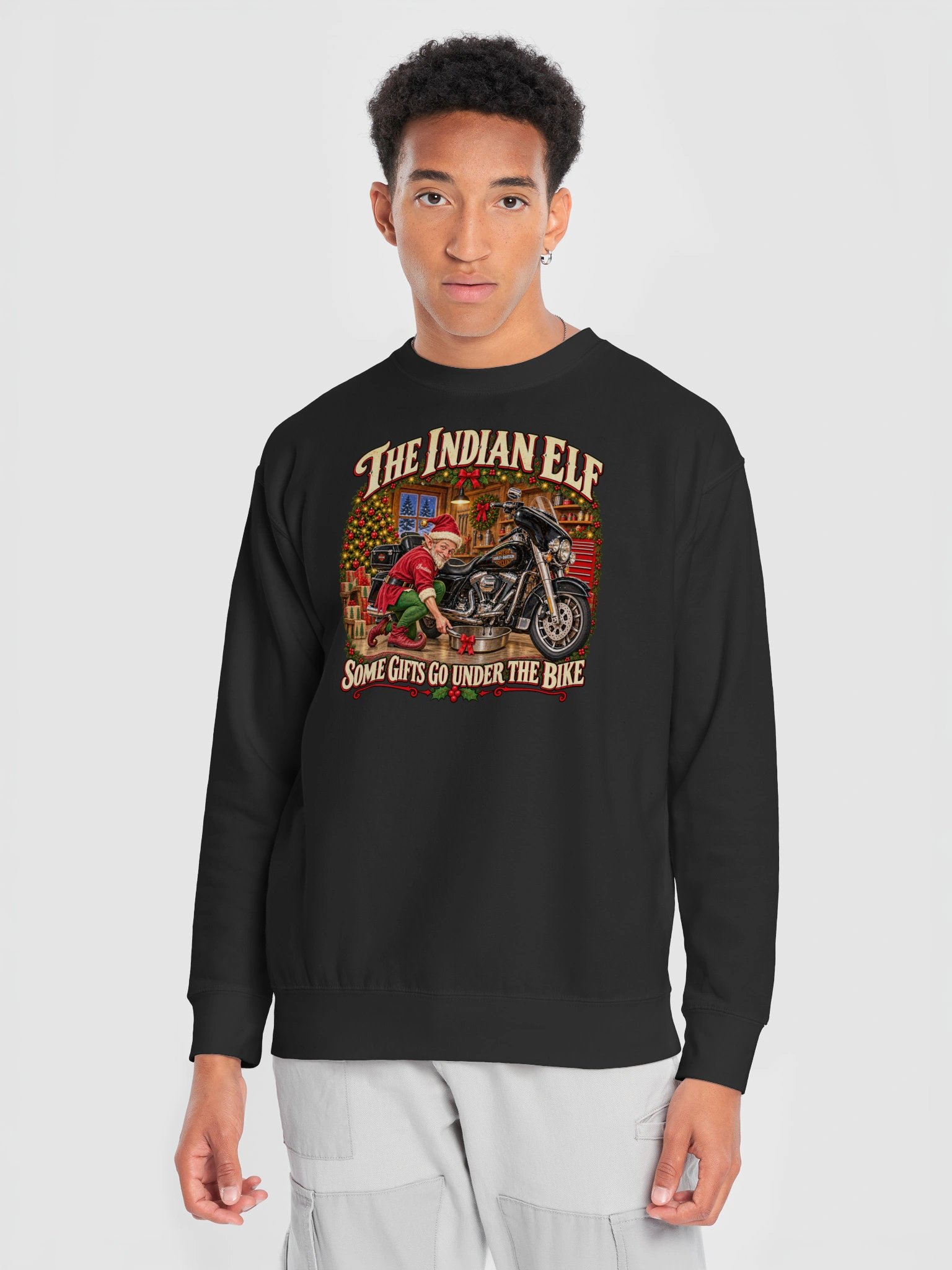 The Indian Elf | House Divided Christmas Crewneck Sweatshirt product image (5)