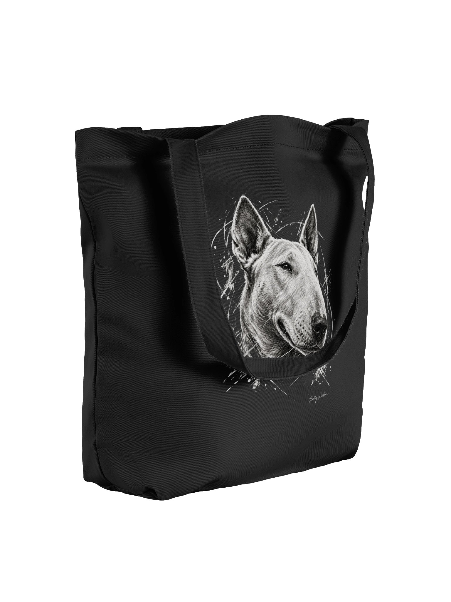 Bull Terrier portrait Tote Bag product image (4)