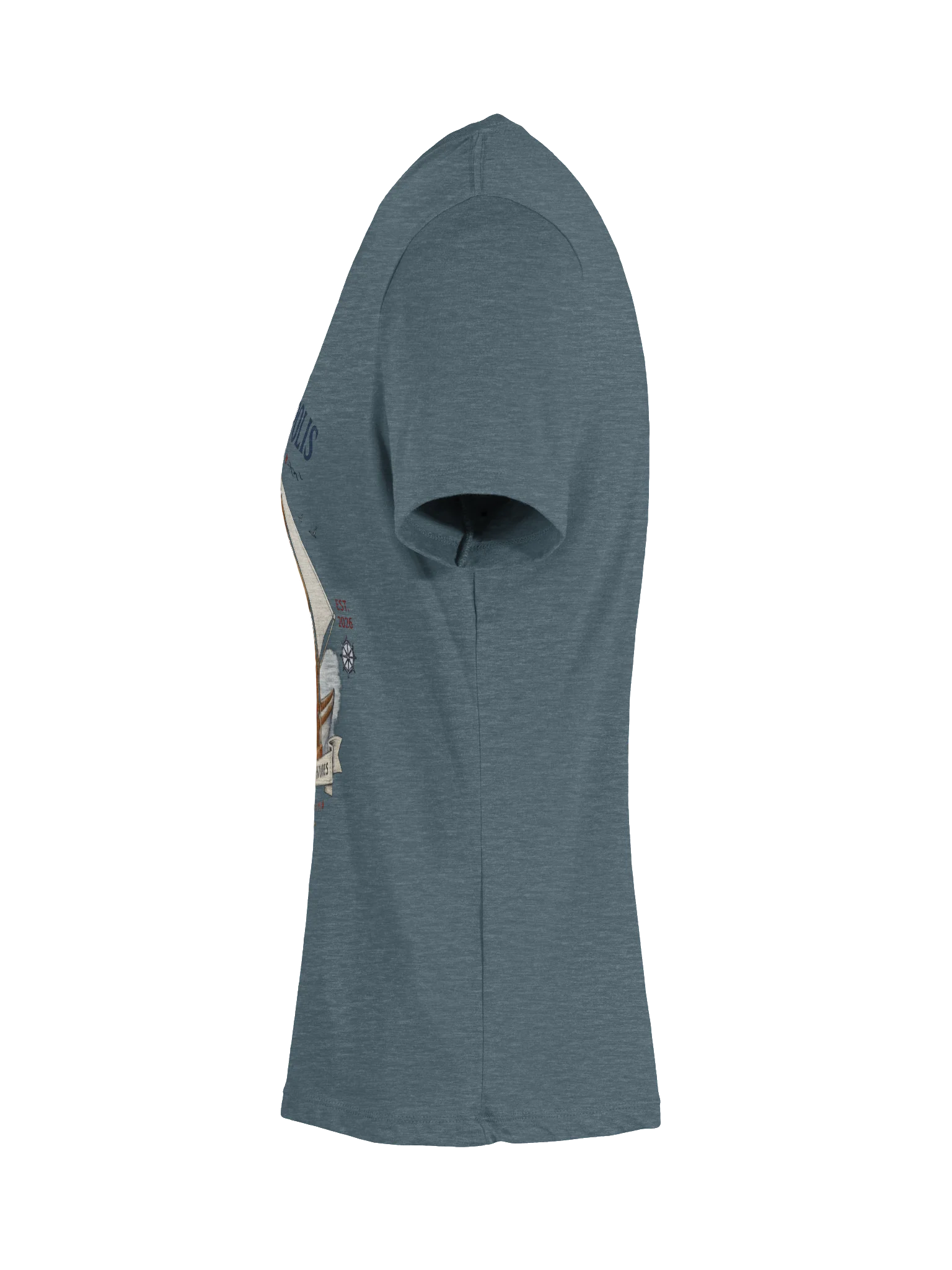 Plushropolis Yacht Club Women’s Relaxed V-Neck T-Shirt product image (10)