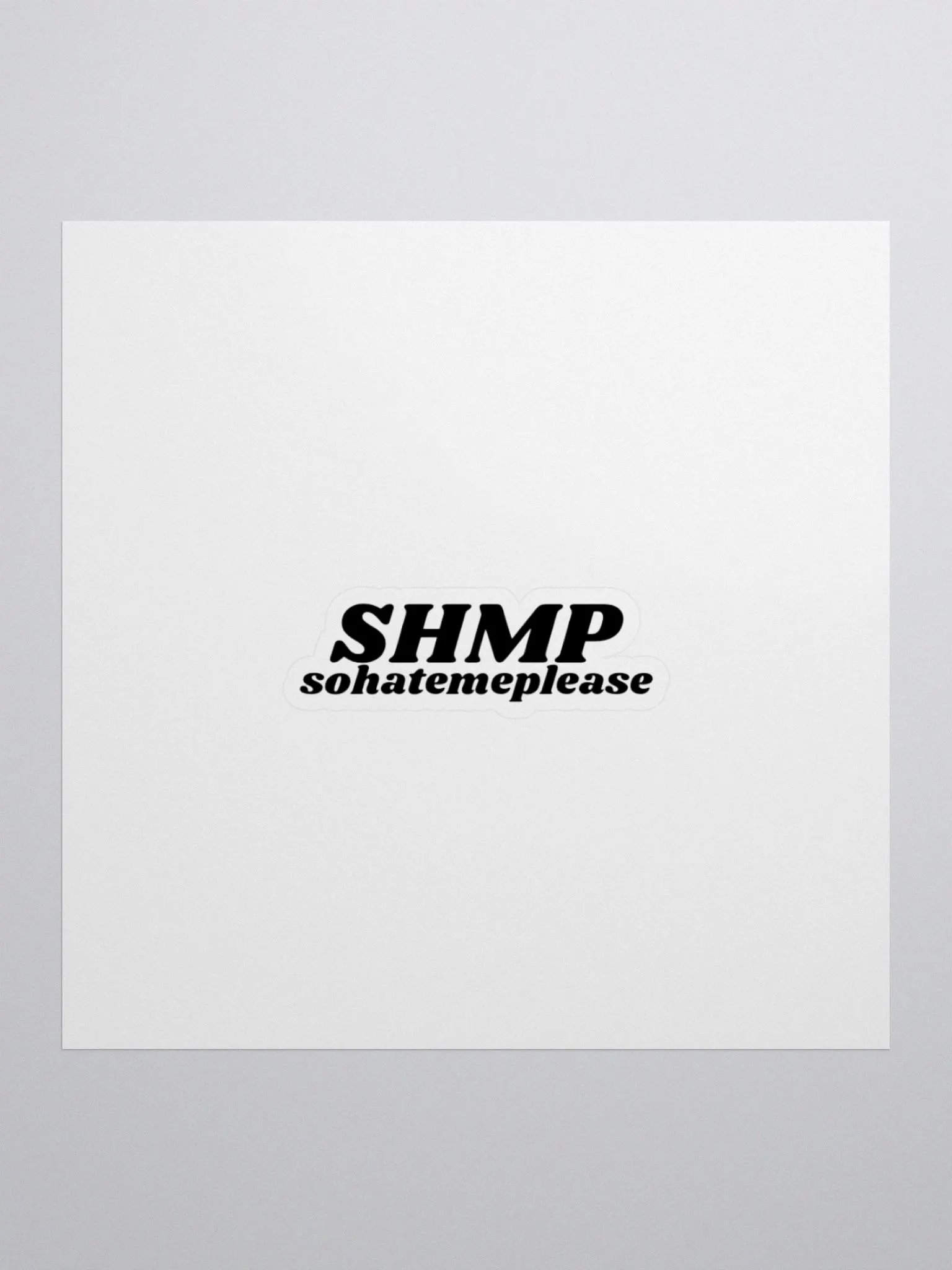 SHMP Sticker (black) product image (1)