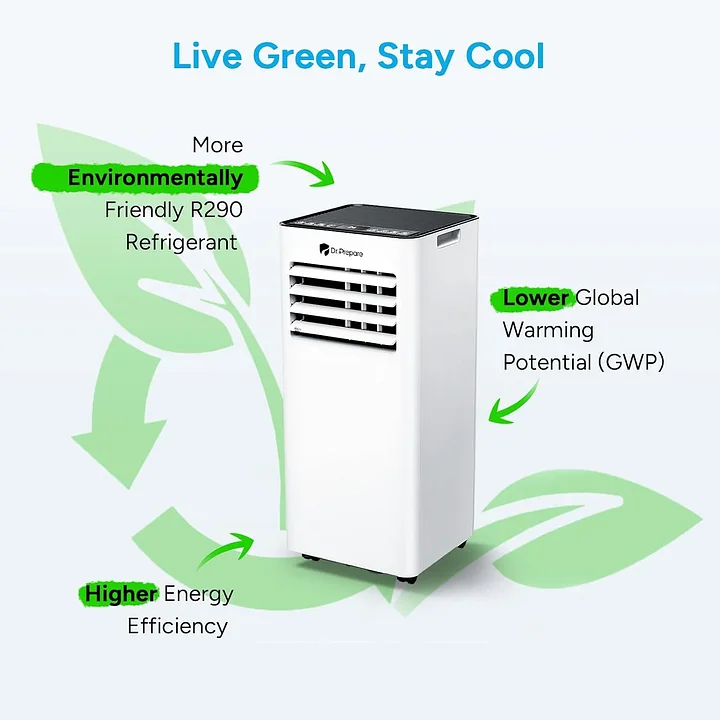 9000 BTU Portable Air Conditioner with WiFi, Dehumidifier & Fan Function product image (2)