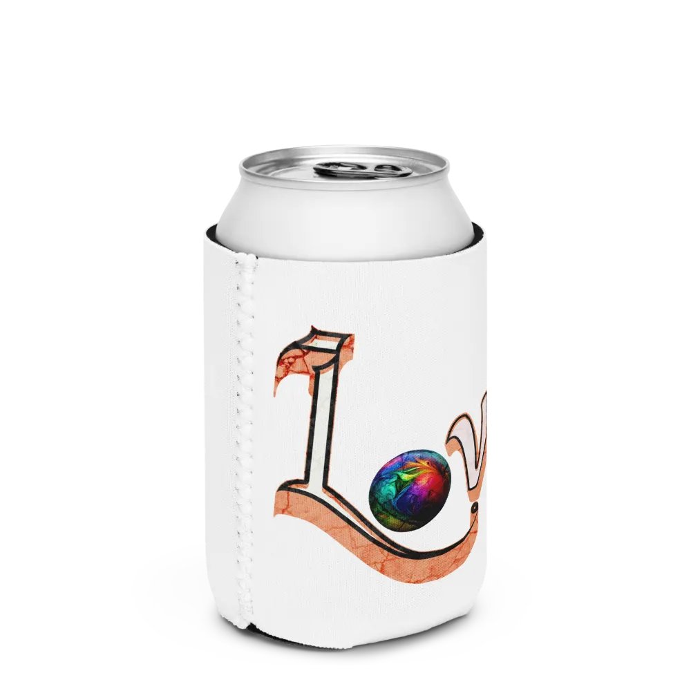Love Bowling Swirled Can Cooler product image (2)