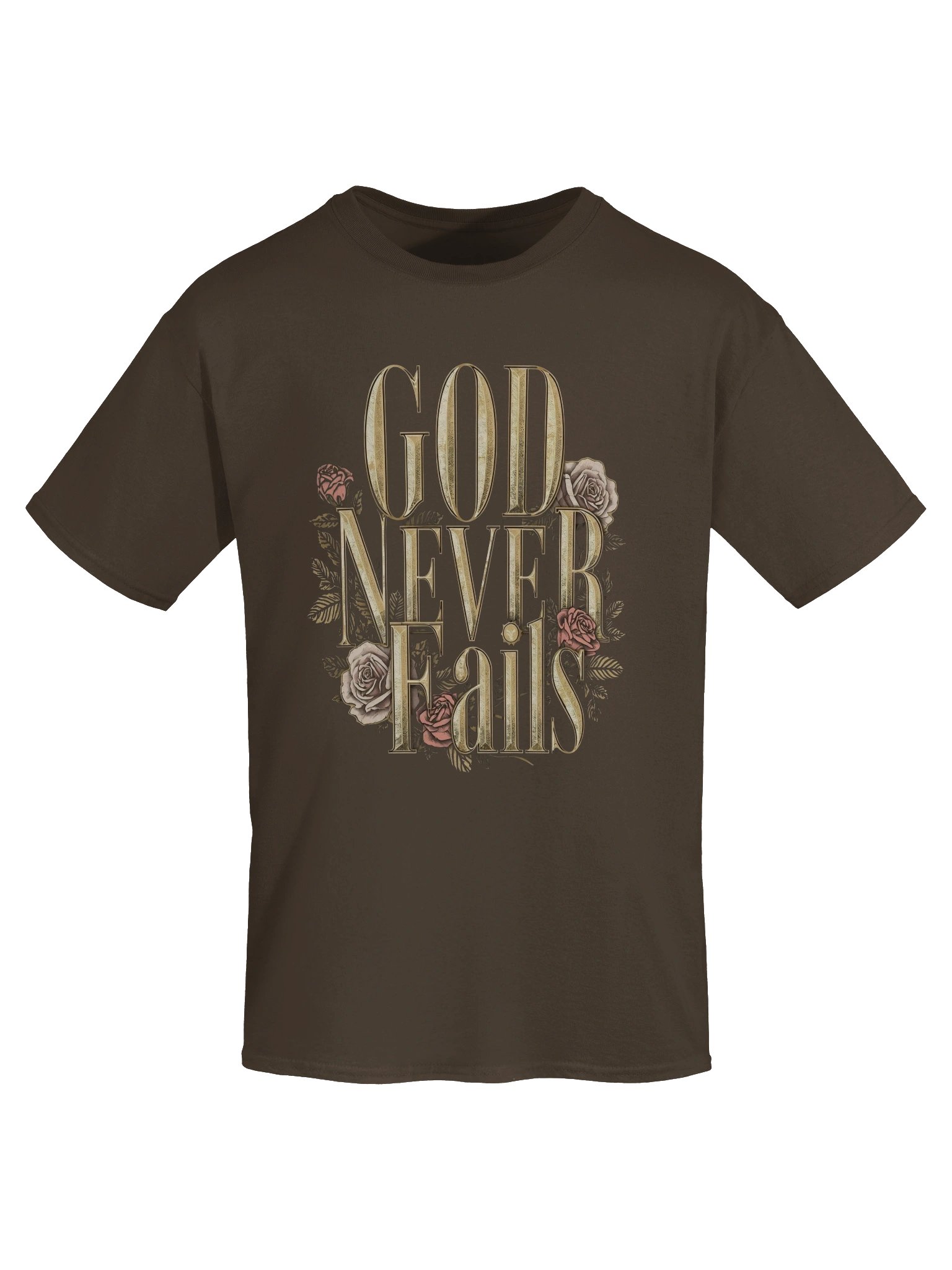 God Never Fails Faith T-Shirt product image (14)