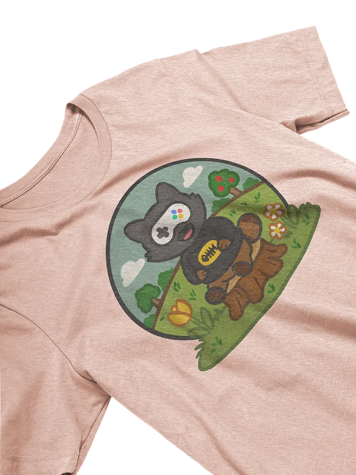 The Mori Plays "Cozy Raccoon" Tee product image (1)