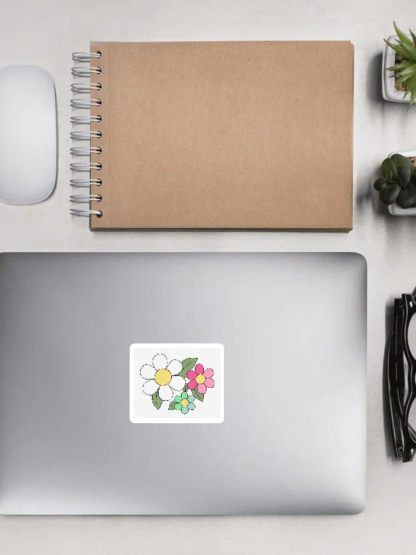 Pride flowers stickers product image (2)